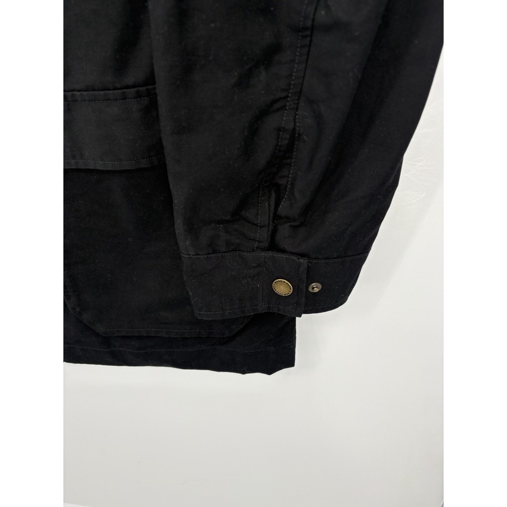 RODD & GUNN Harper Waxed Men's Jacket Field Style XL Black Barn Chore, Italy - Picture 3 of 8